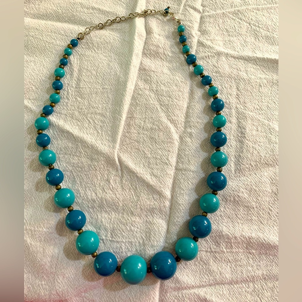 Turquoise and Blue Beaded Necklaces